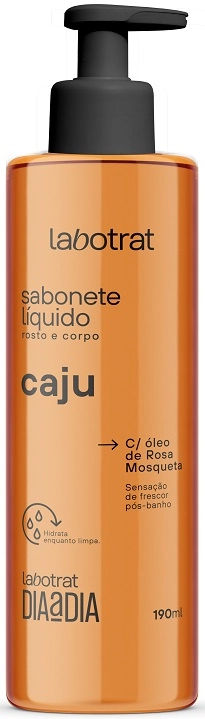 Sabonete Lãquido Para O Rosto E Corpo Dia A Dia Caju Labotrat 100ml