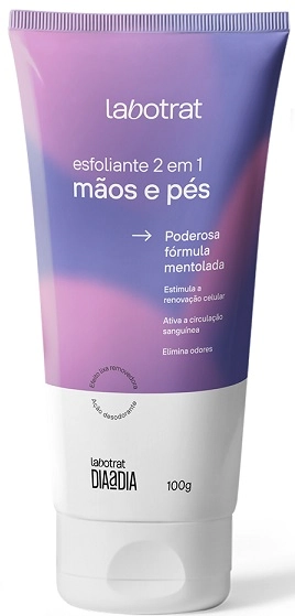 Esfoliante Mãos E Pés Labotrat Dia A Dia Bisnaga 100g
