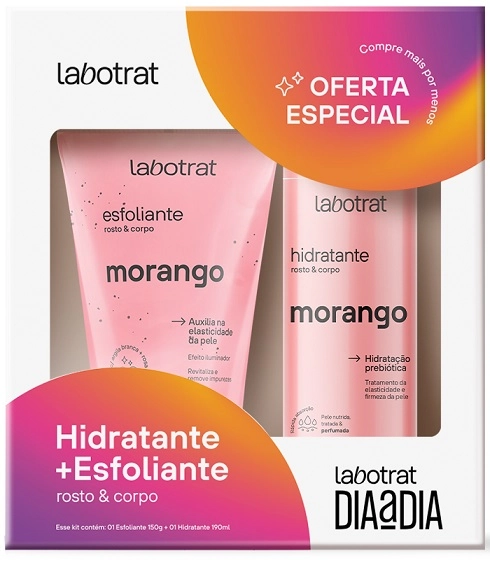 Kit Labotrat Dia A Dia Morango C/2un