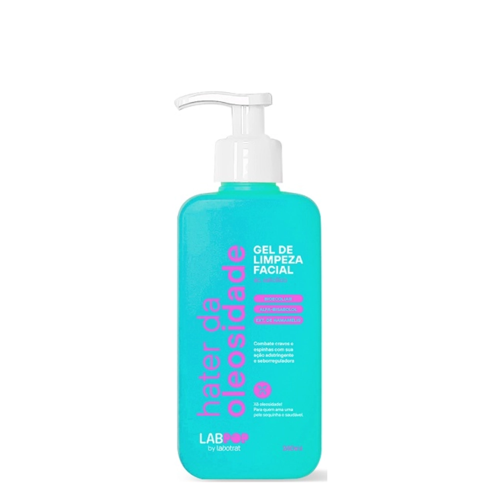 Gel De Limpeza Facial Labotrat Labpop 240ml Hater Da Oleosidade