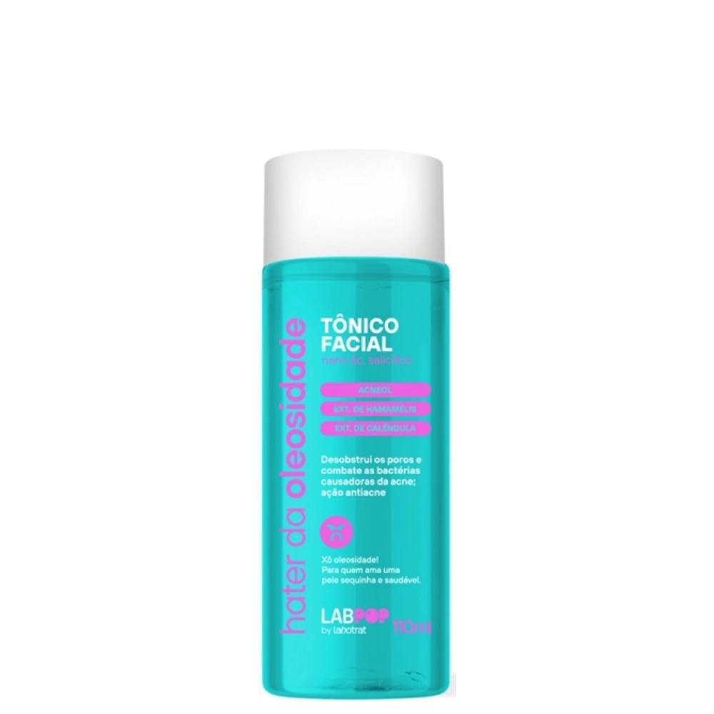 Tonico Facial Labotrat Labpop 110ml Hater Da Oleosidade