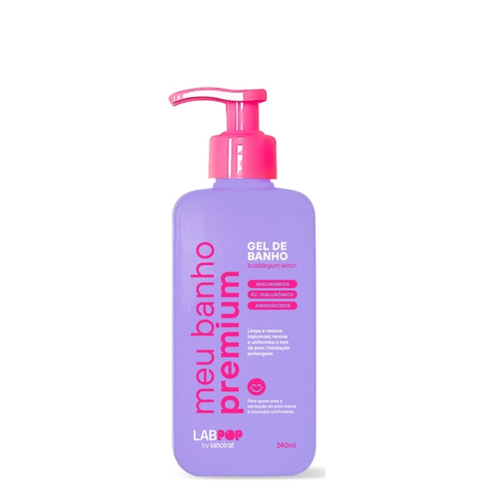Gel De Banho Bubblegum Witch Labotrat Labpop 240ml Meu Banho Premium