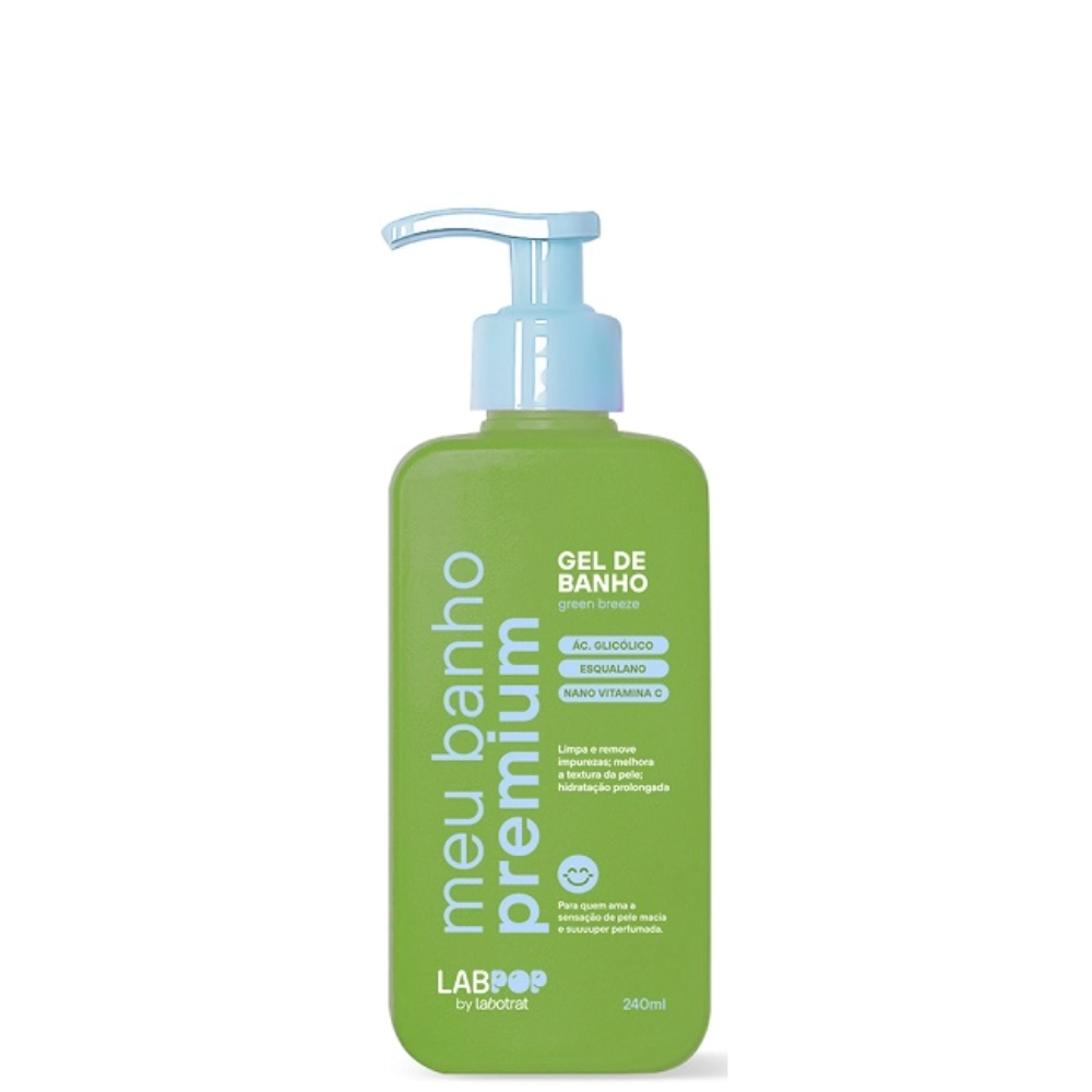 Gel De Banho Green Breeze Labotrat Labpop 240ml Meu Banho Premium