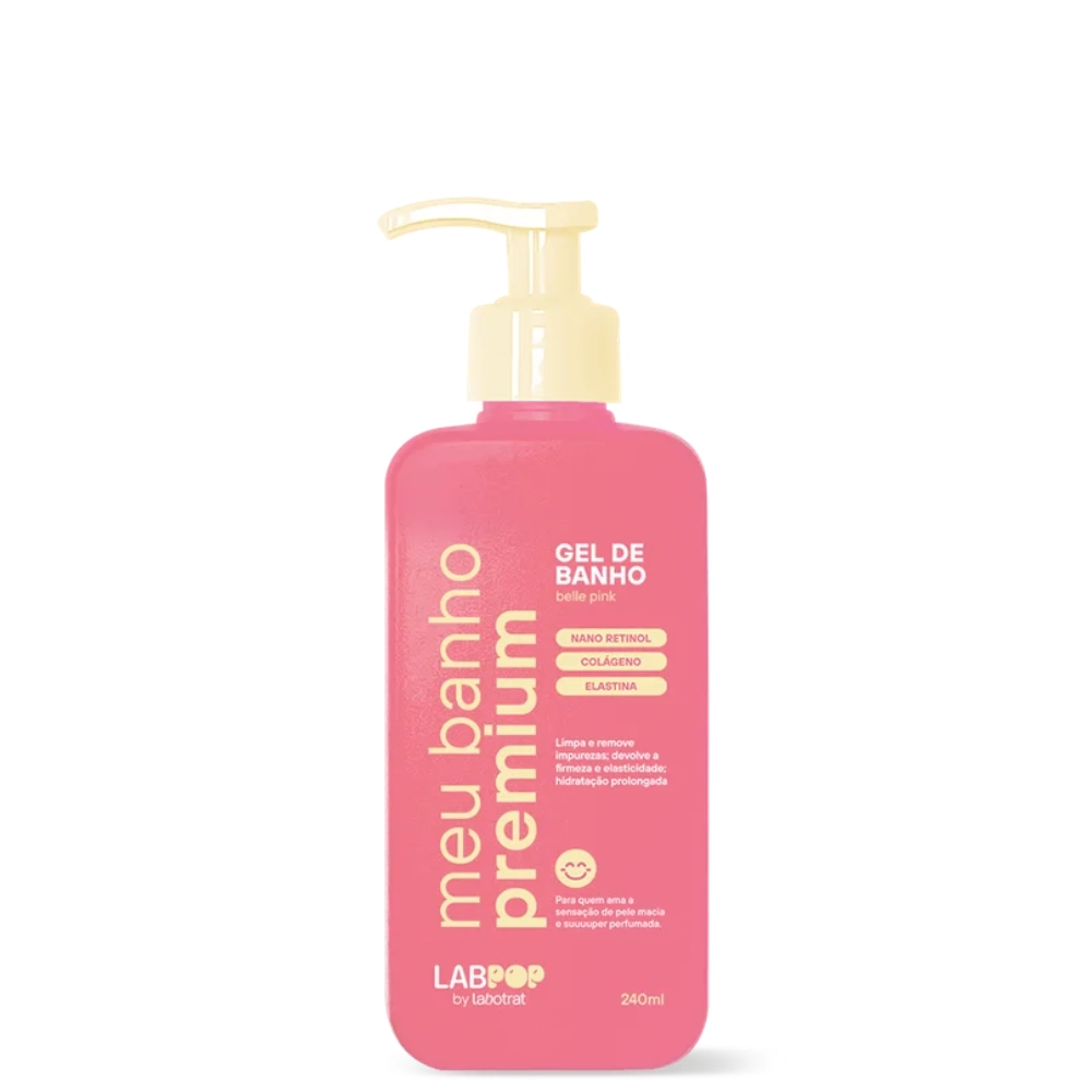Gel De Banho Belle Pink Labotrat Labpop 240ml Meu Banho Premium
