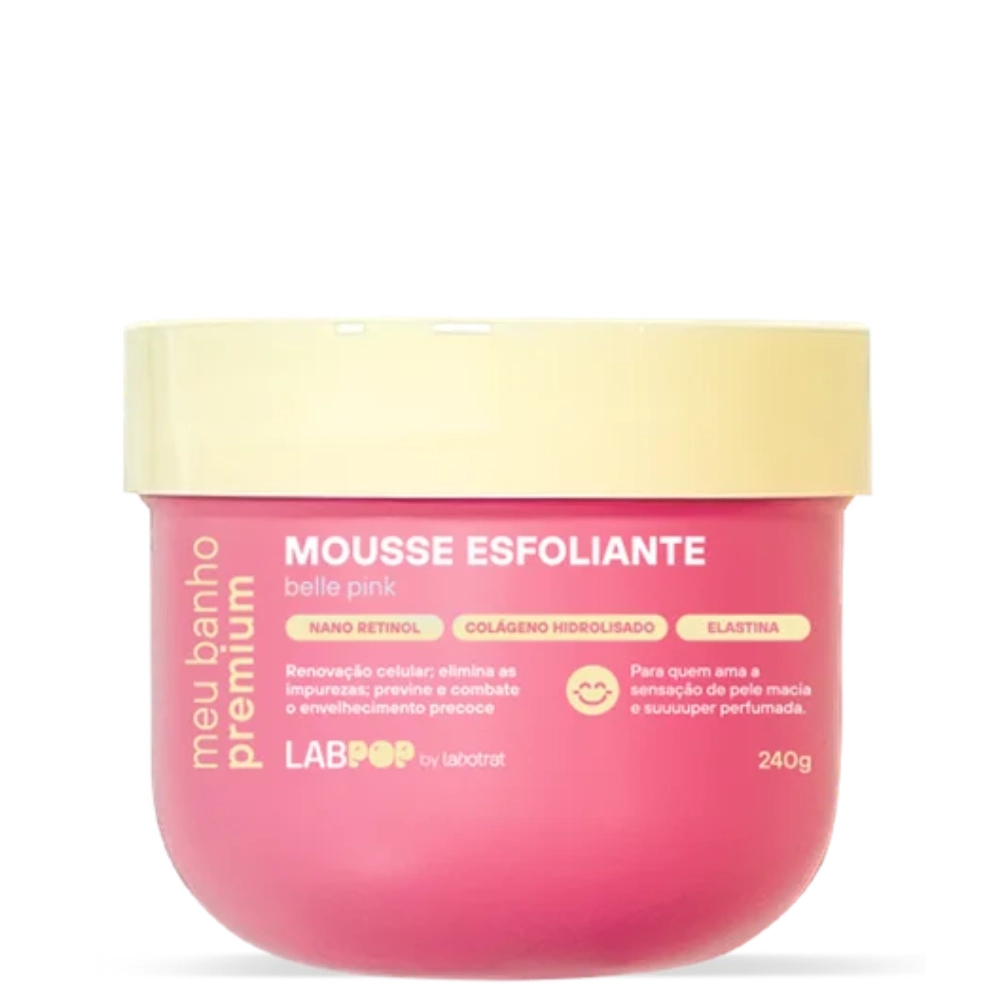 Mousse Esf Belle Pink Labotrat Labpop 240g Meu Banho Premium