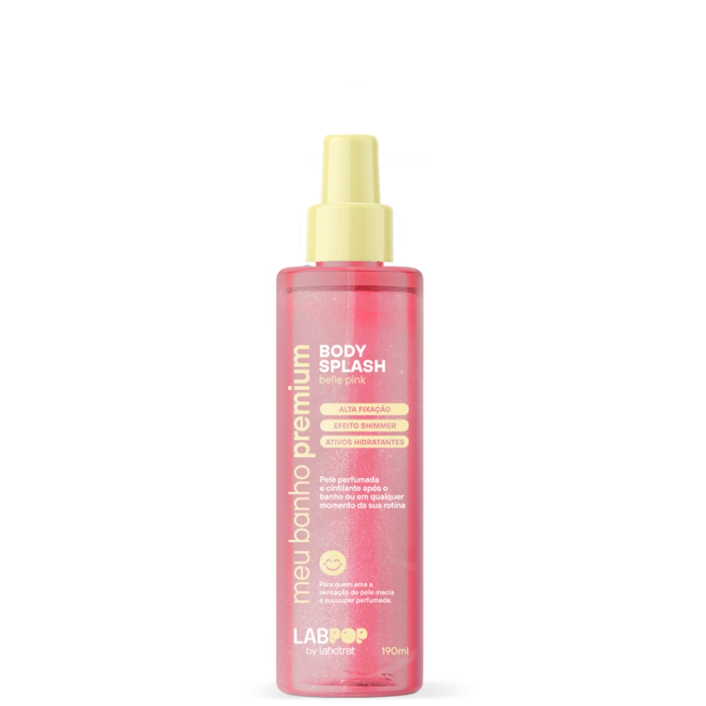 Body Splash Belle Pink Labotrat Labpop 190ml Meu Banho Premium