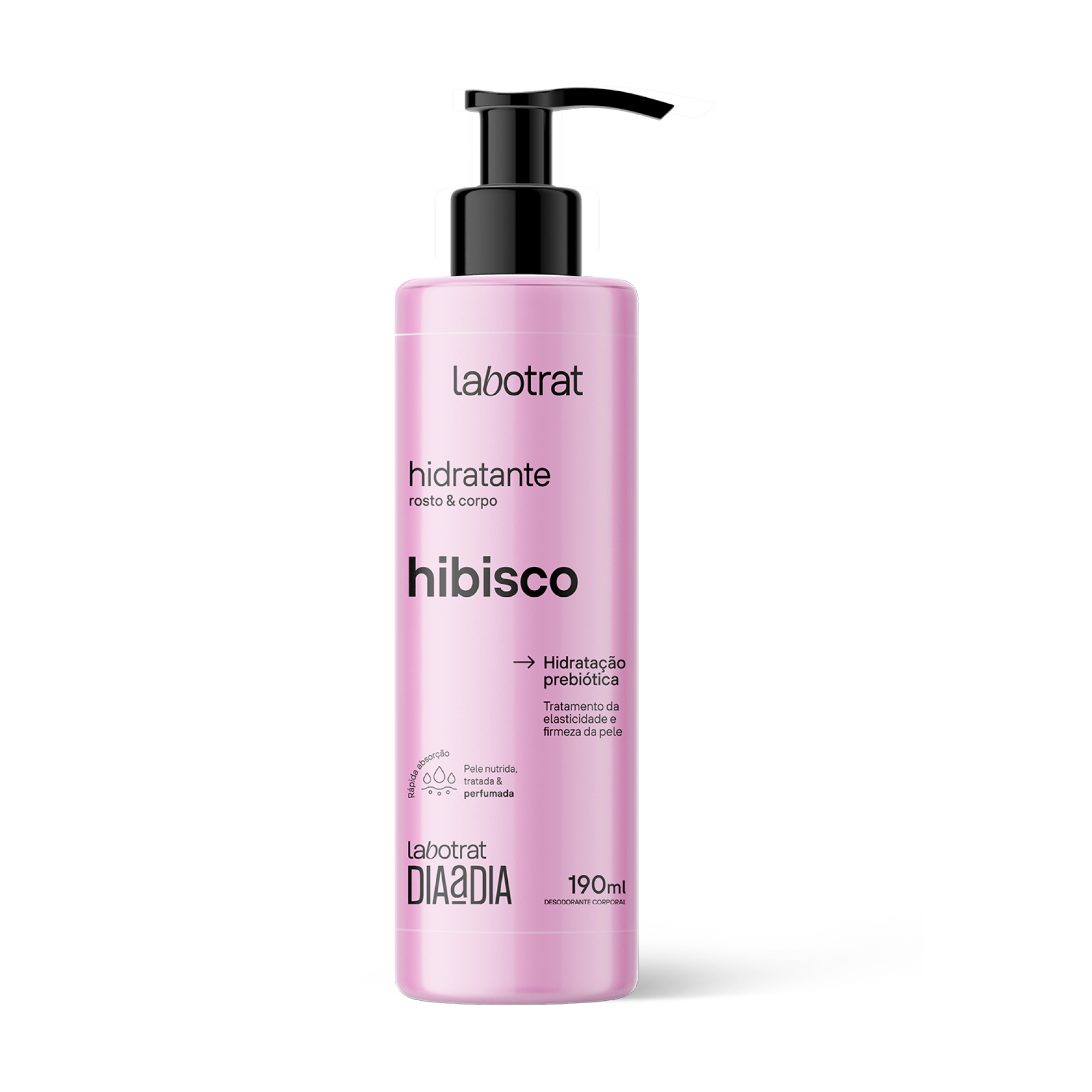 Hidr Rosto/corpo Labotrat Dia A Dia 190ml Hibisco