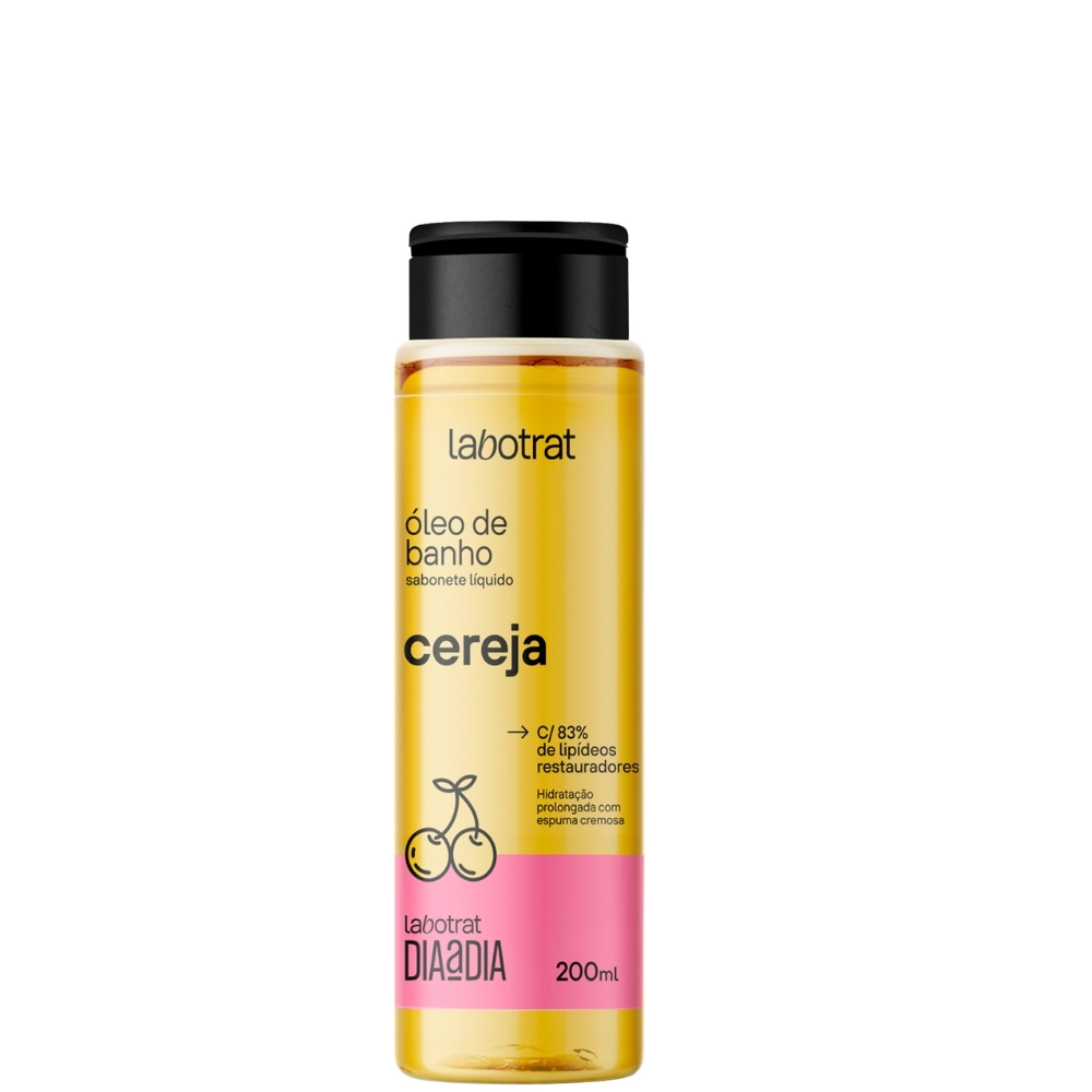 Sabonete Liquido Labotrat Oleo De Banho Dia A Dia Cereja 200ml
