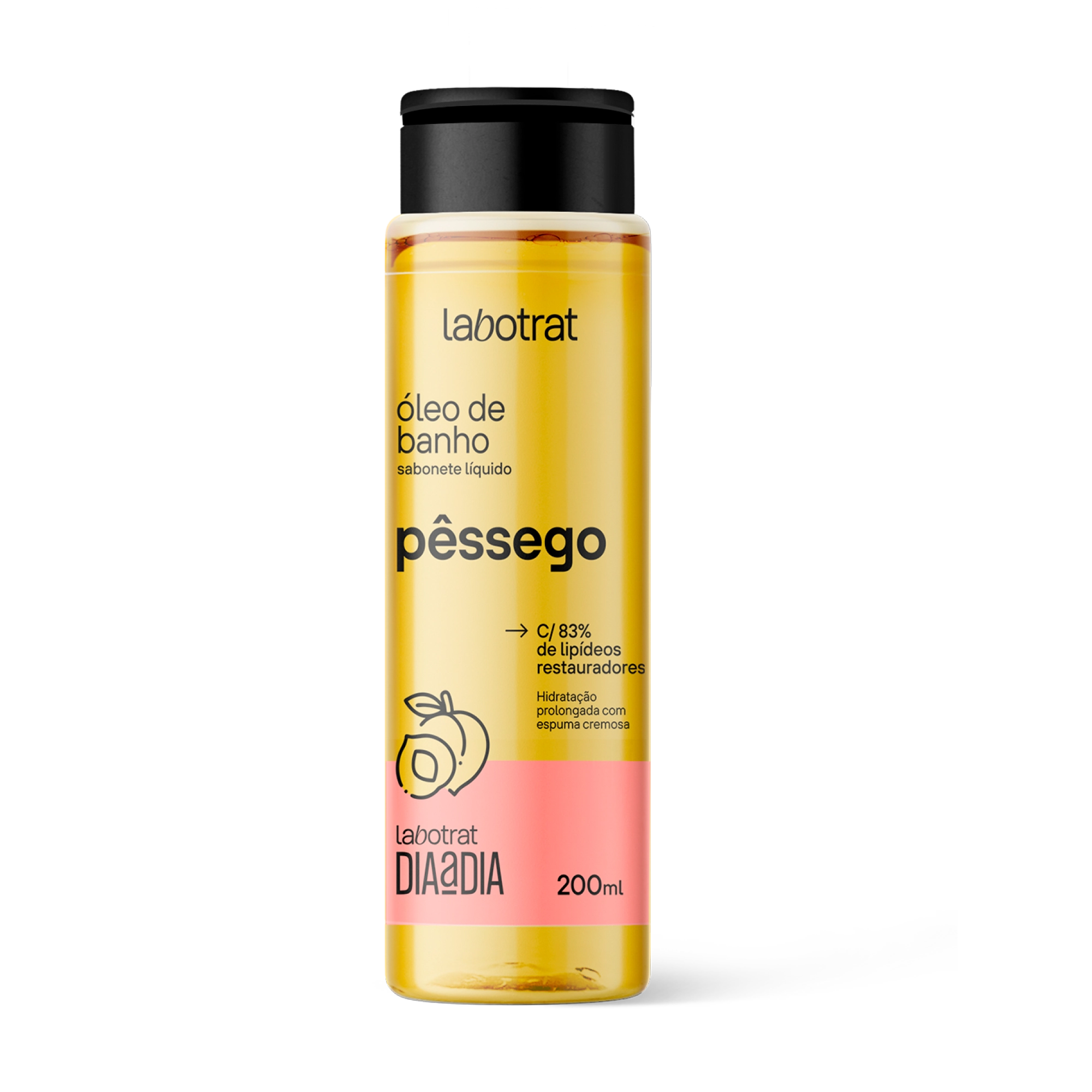 Sabonete Liquido Labotrat Oleo De Banho Dia A Dia Pessego 200ml
