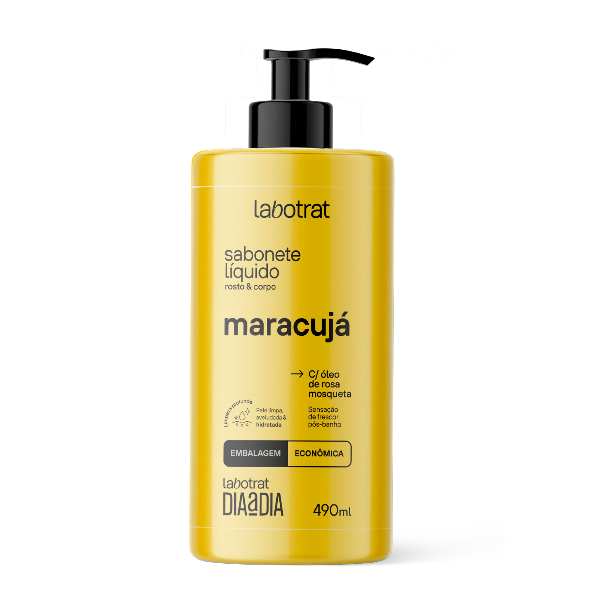 Sabonete Liquido Labotrat Rosto E Corpo Maracuja Dia A Dia 490ml