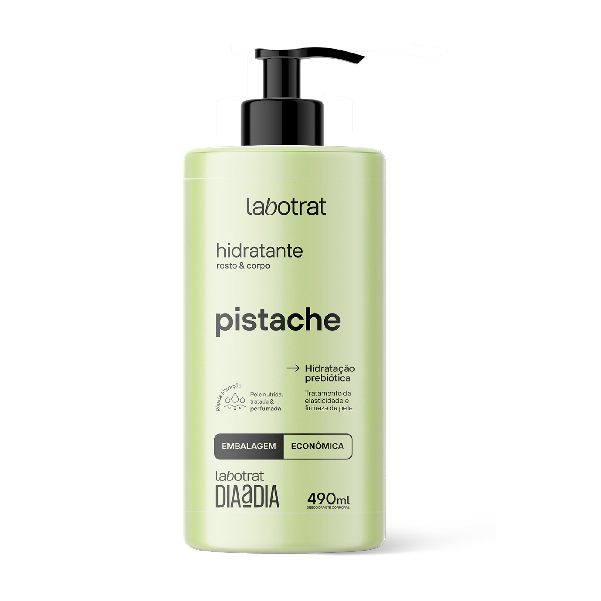 Hidratante Corporal Creme Labotrat Dia A Dia Pistache 490ml