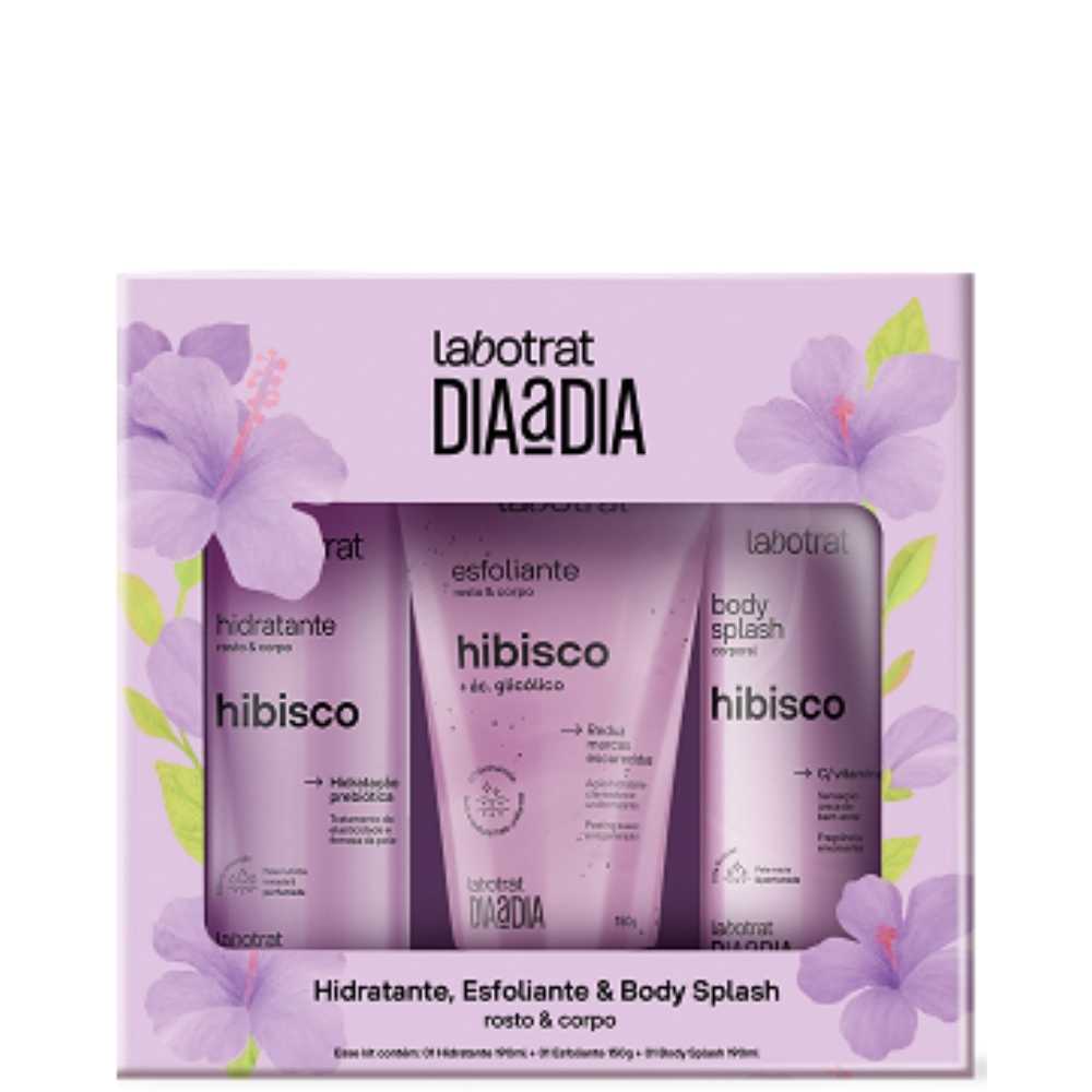 Pack Labotrat Dia A Dia Esf/hidr/body Splash Hibisco