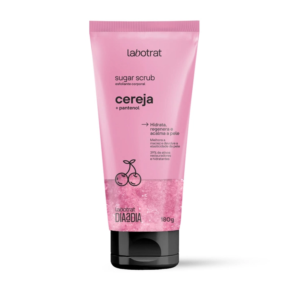 Esfoliante Corporal Labotrat Sugar Scrub Cereja 180g
