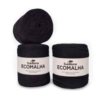 Fio Ecomalha R.3001 Preto Atacado Rolo C/140mts Ecofibras Industria Textil Ltda