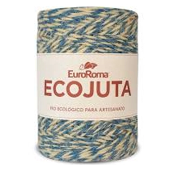 Fio De Juta Ecojuta Azul Petroleo C/190m Euroroma