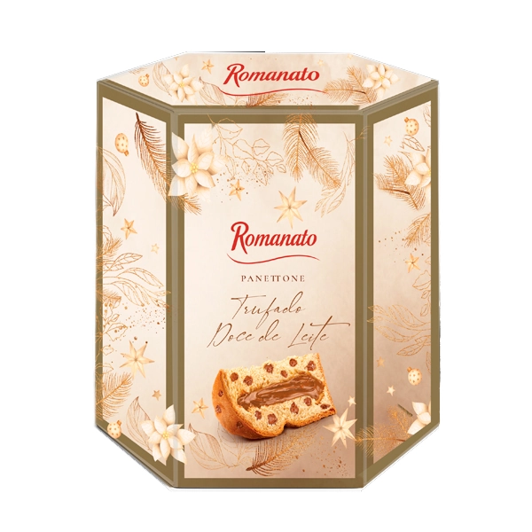 Panettone Romanato Gts Rech Doce De Leite 400g