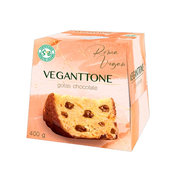 Panettone Romanato Vegattone Gotas Choc. 400g