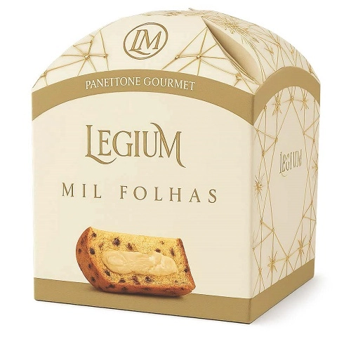 Panettone Gourmet Legium 500g Trufado Mil Folhas