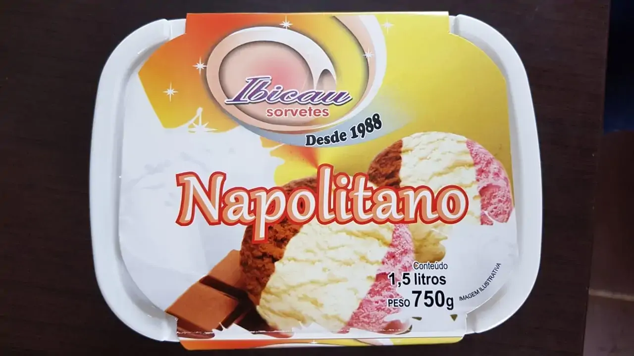 Sorvete Ibicau 1,5l Napolitano