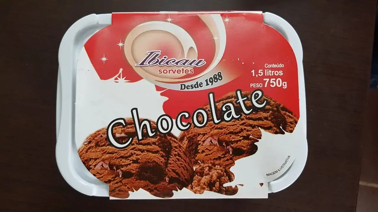 Sorvete Ibicau 1,5l Chocolate