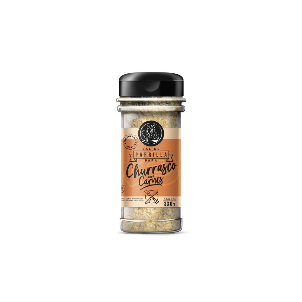 Sal De Parrilla Br Spices Churrasco Frasco 330g