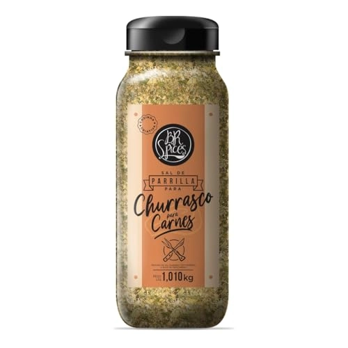 Sal De Parrilla Para Churrasco Br Spices Frasco 1,01kg