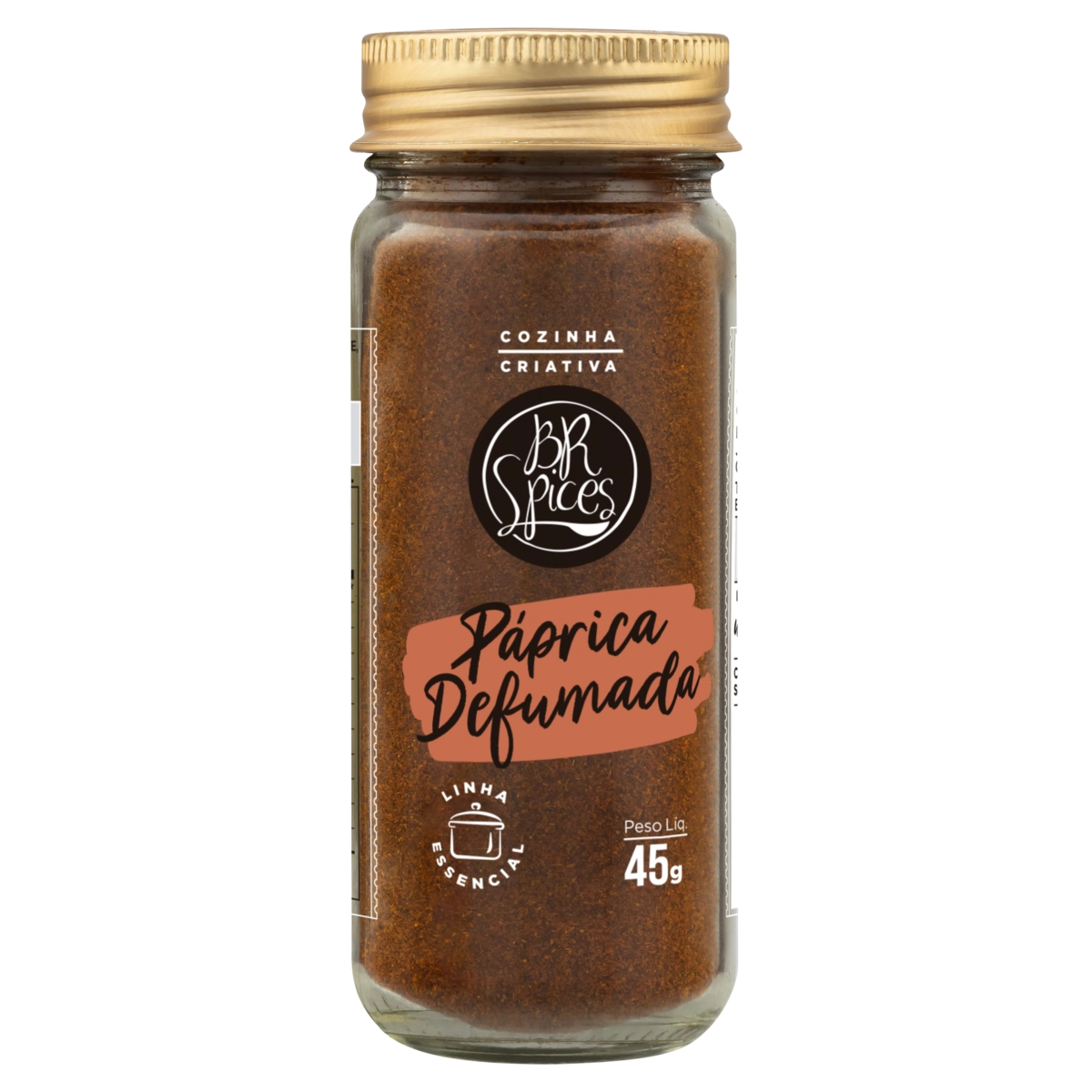 Páprica Defumada Com Tampa Dosadora Br Spices Essencial Vidro 45g