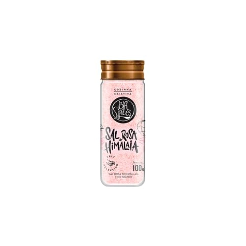 Sal Rosa Do Himalaia Fino Com Tampa Dosadora Br Spices Salt Selection Vidro 100g