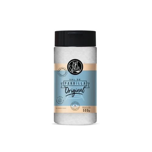 Sal De Parrilla Argentino Clássico Br Spices Churrasco Frasco 500g