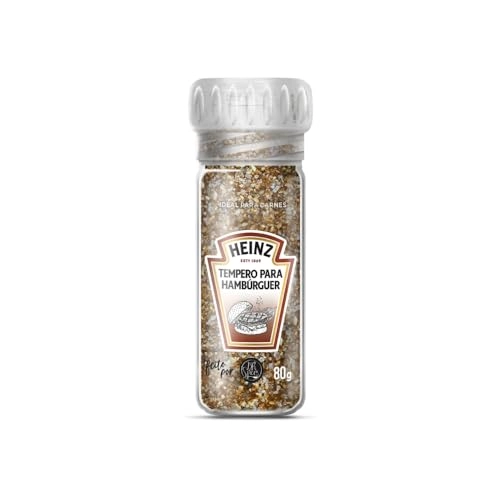 Tempero Para Hambúrguer Com Moedor Br Spices Heinz Vidro 80g