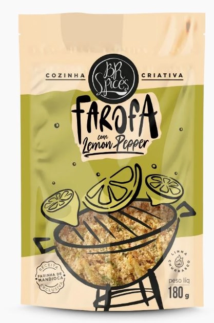 Farofa Br Spice Lemon Pepper 180g