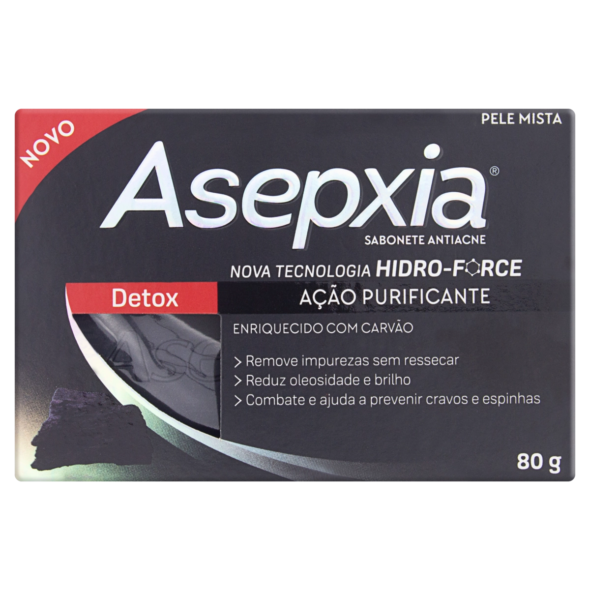 Sabonete Barra Detox Asepxia Caixa 80g