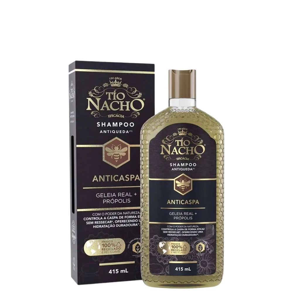 Shampoo Anticaspa Tío Nacho Antiqueda Caixa 415ml