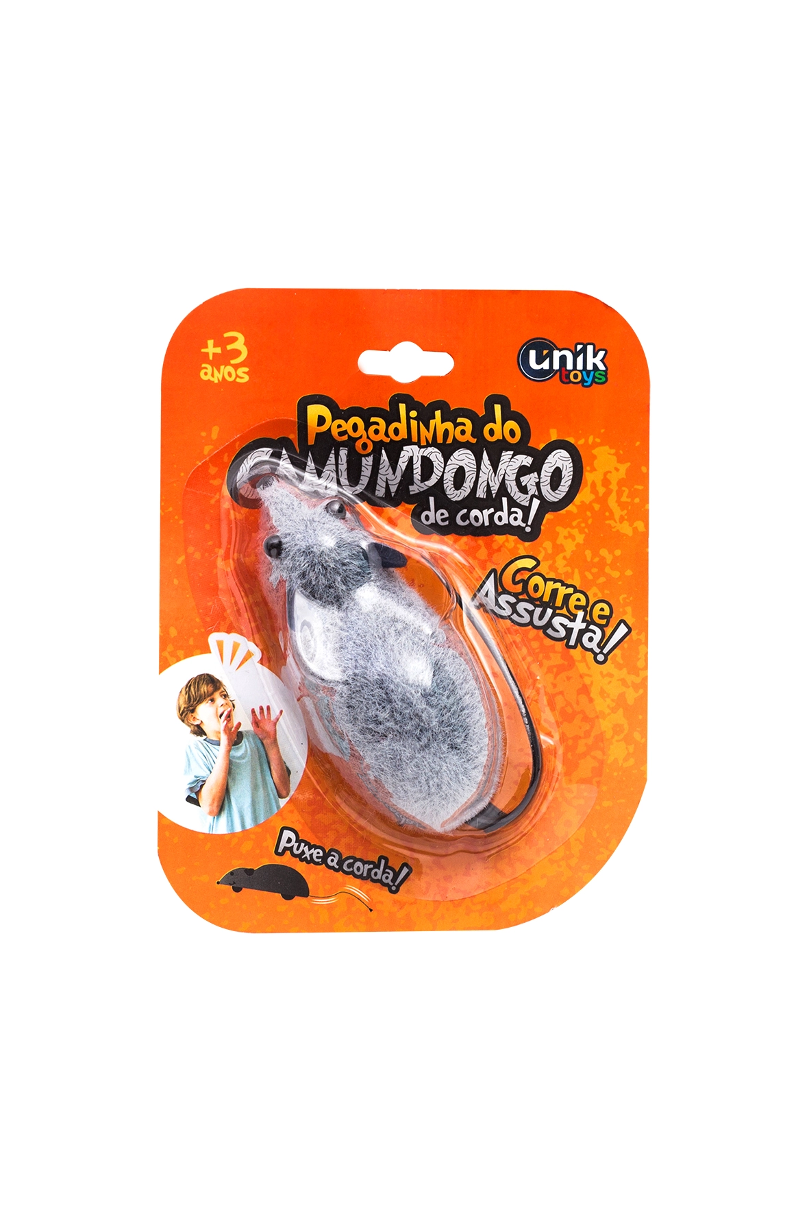 Camundongo A Corda Pegadinha 19cm Unik
