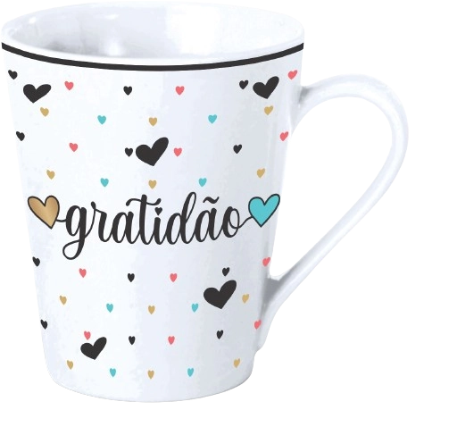 Caneca 290ml Tulipa Gratidao Gra 004