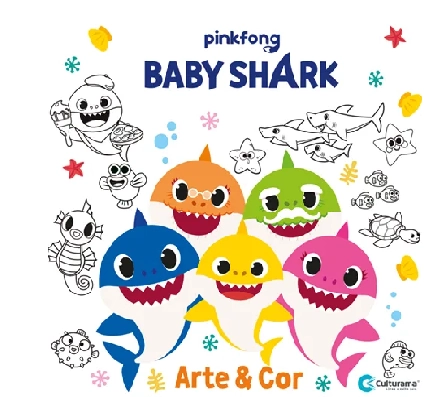 Livro Inf Arte E Cor Baby Shark 020521001 Culturama