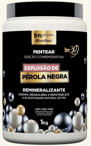 Pentear Explosao Perola Negra 1kg