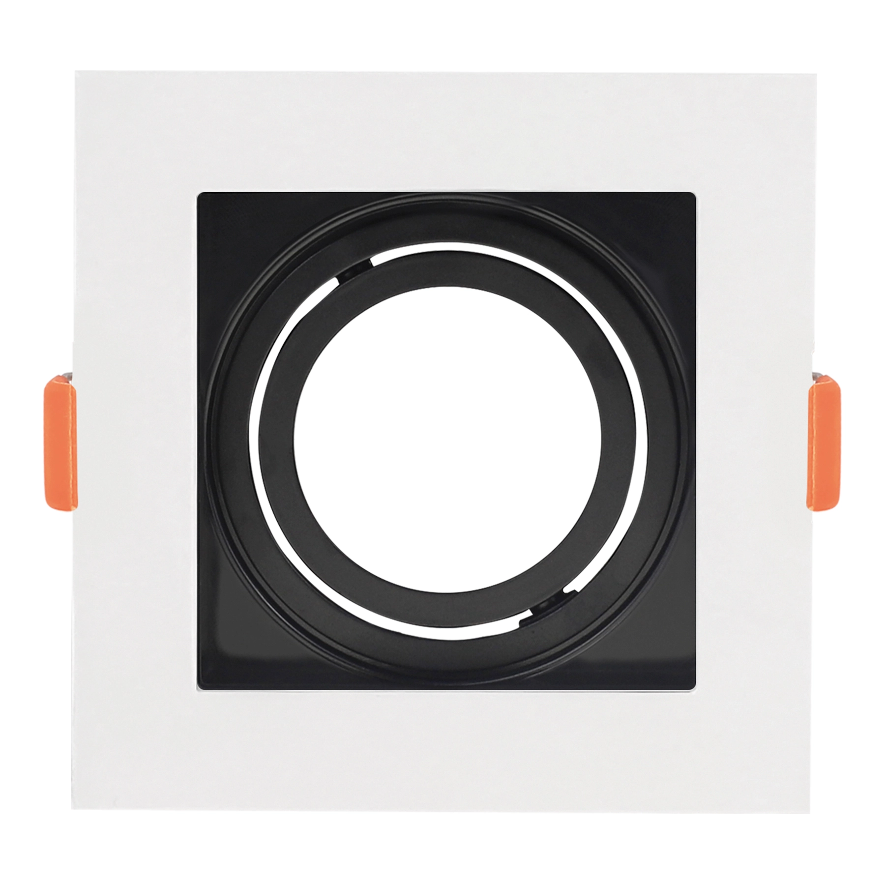 Spot de Embutir Quadrado MR16 Branco e Preto Black & Decker