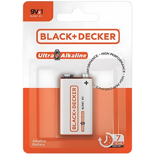 Bateria Black Decker Alcalina High Ultra 9v