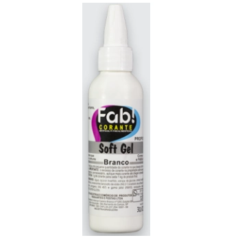 Corante Soft Gel Branco 25g Fab