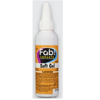 Corante Soft Gel Laranja 25g Fab
