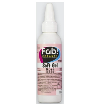 Corante Soft Gel Rosa Seco 25g Fab