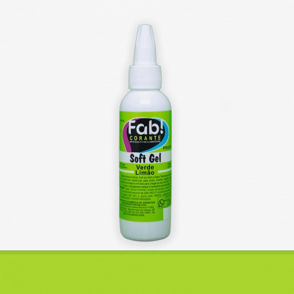 Corante Sofgel 60g Vd Limao Fab