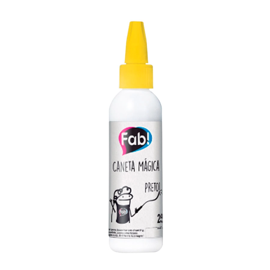 Caneta Magica Gel Preto 16010506 Fab