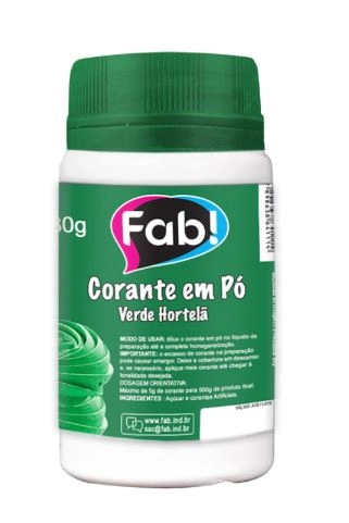 Corante Po Verde Hort 80g Fab