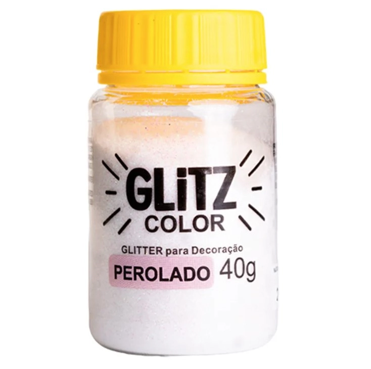 Glitter P/ Decoracao Perolado 40g Fab