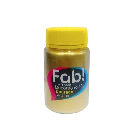 Po P/decoracao Dourado 40g Fab