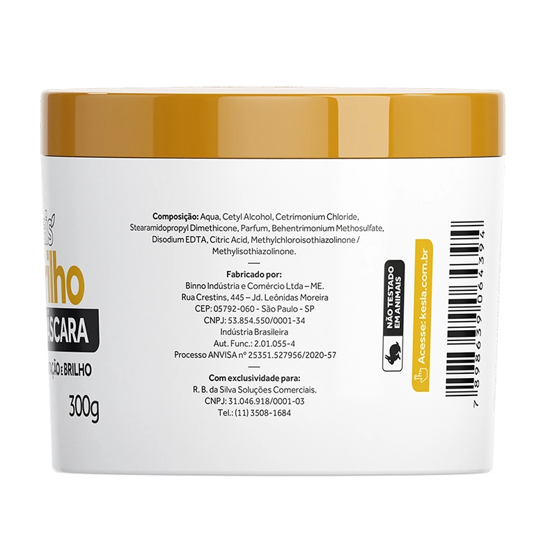 Mascara Kesla Mais Brilho 300ml