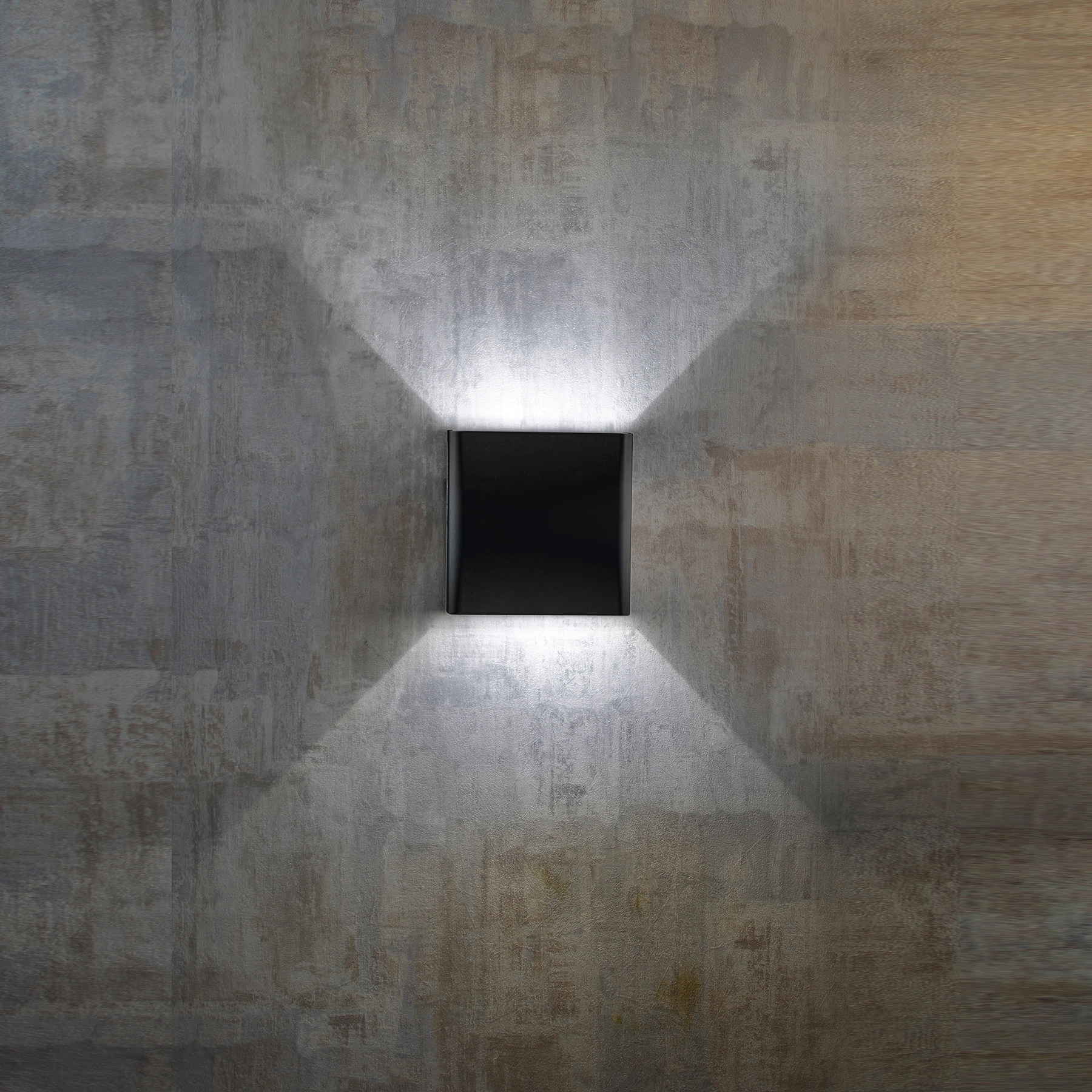 Arandela de Parede Externa LED Branco IP65 Led Wall Lights Inspire Preta Bivolt
