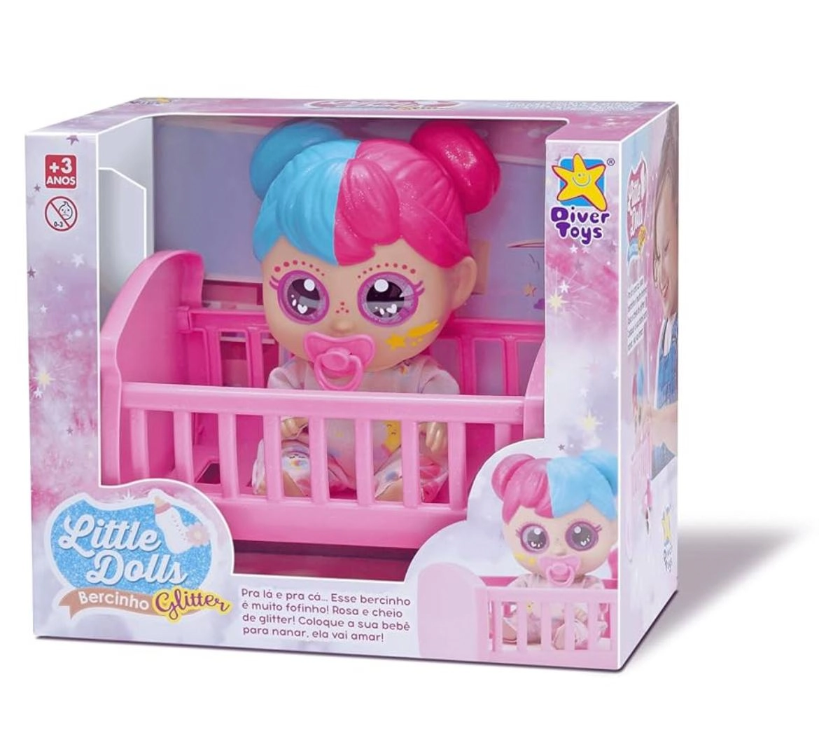 Boneca Little Dolls Glitter Bercinho